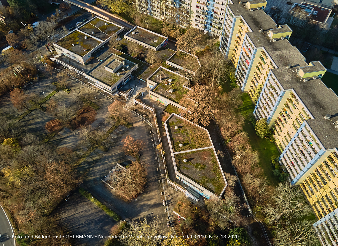 13.11.2020 - die Abrissbaustelle Quiddezentrum in Neuperlach